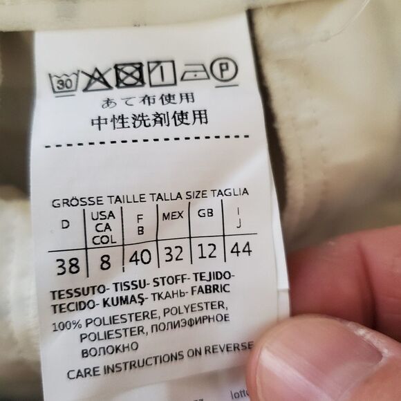 NEW! Marella Printed Trouser Shorts size 8 in Black/White - Picture 15 of 16